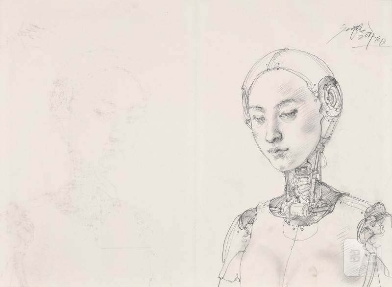 庞茂琨  PANG MAOKUN (b.1963) 机器人 Robot - 图2